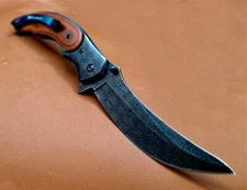 Shinwa Shinigami Bloodwood Assisted Opening Tactical Pocket Knife w/Clip