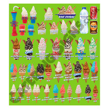 Whippy Ice Cream Van Window Display Sticker Large 1 - Trailer Cafe Sign Decal