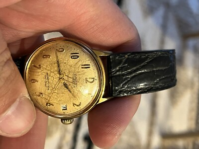 Montre Mécanique Vintage VUILLEMIN REGNIER Ancre 17 Rubis Antichoc Pl OR