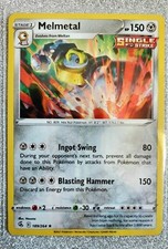 melmetal single strike pokemon card value ex 153/197 Double Rare - Obsidian Flames Colorless Artist Melmetal 189/264 Swsh08: Fusion Strike