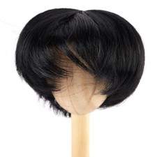 Set of 2 Monique Modacrylic Black Infant 9"-10" Doll Wigs
