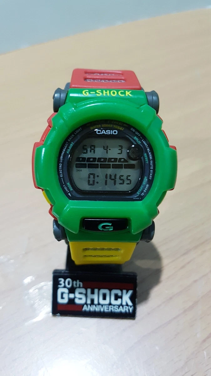 G-Shock Vintage DW-002BM Rastafarian Reggae Hip-hop Bob-Marley