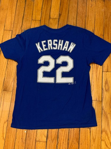 Womens LA Dodgers Clayton Kershaw Blue 