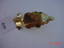 12  Gold-color Carrot  Napkin  Rings  NEW