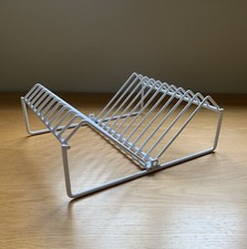 Plate Rack Holder White With Fixing Points For Cupboard Caravan Motorhome Van