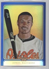 2010 Topps Chrome Topps 206 Chrome Blue Refractor 84/199 Adam Jones #TC37 0s3