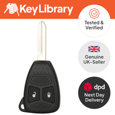 For Chrysler 300C 2005 2006 2007 2008 2 Button Remote Car Key Fob ID46 433Mhz