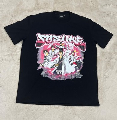 Rare Kleen Aizen Sosuke Bleach Anime / Manga Graphic Shirt Size XL