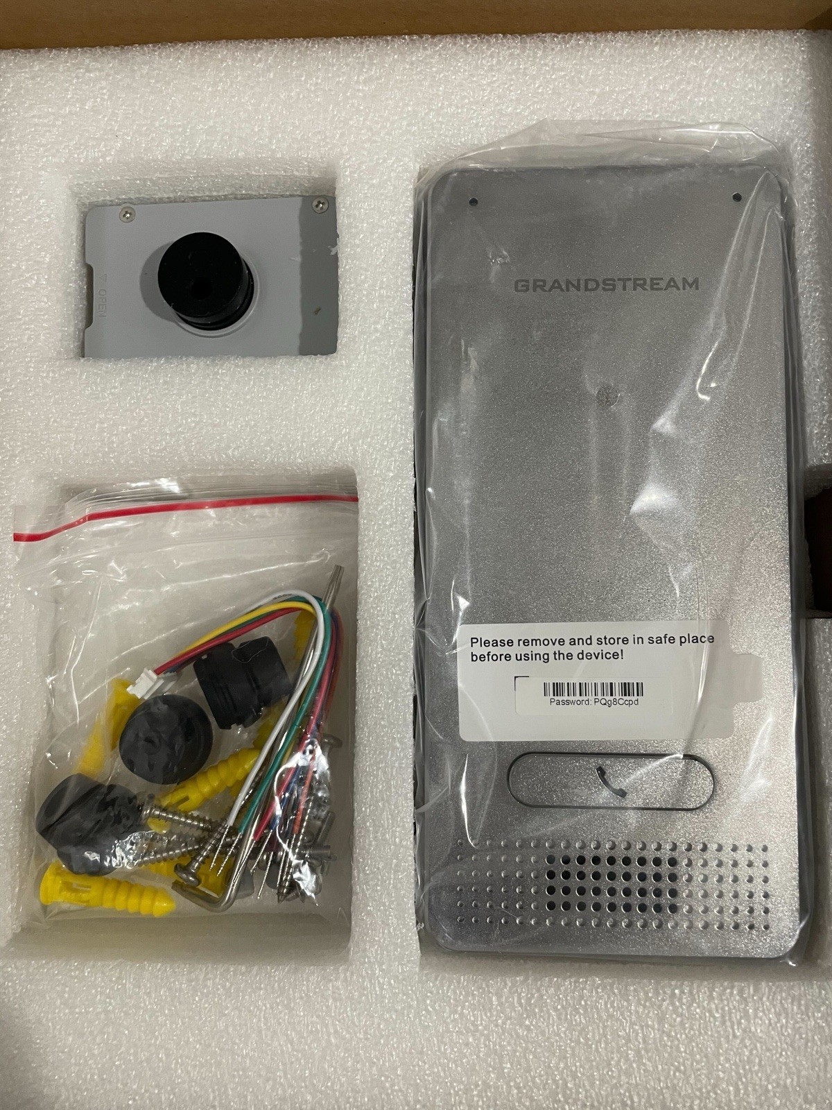 Grandstream HD IP Single Button Audio Door Intercom System SIP GDS3702