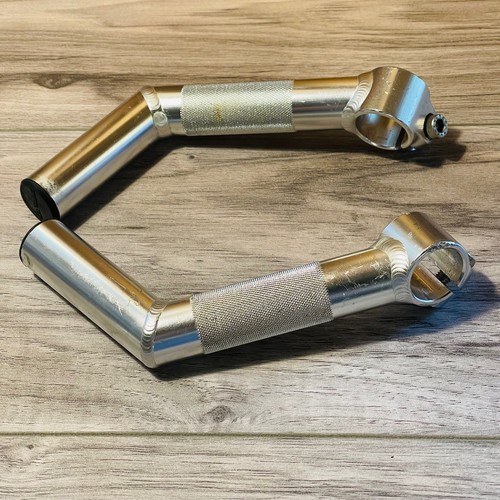 Vintage Control Tech Welded Aluminum Bar Ends Silver CLEAN - Picture 5 of 7