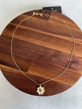 Brand New Kate Spade Gold Tone Day Tripper Mini Pendant Necklace ➕ dust bag 
