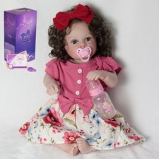 Realistic Reborn Baby Dolls Girl Doll Vinyl Silicone Real Life Newborn Baby Gift