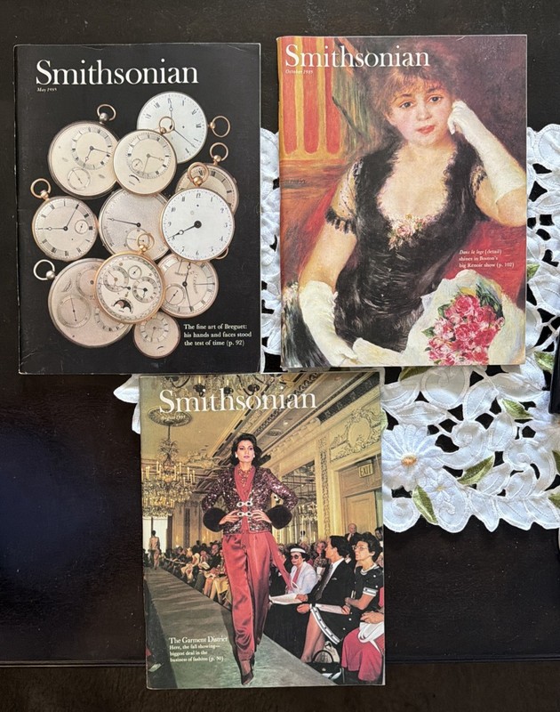 Smithsonian Lot Of 3 🔥May, August & October 1985🔥 Priced To Sell