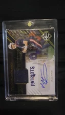 2023 Panini Limited Team Trademarks Signature Materials Mac Jones #TSM-MJ /49