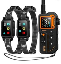 AI Dog Shock Collar 2 Dogs 10-120Lbs - 3300FT Dog Training Collar with Remo...