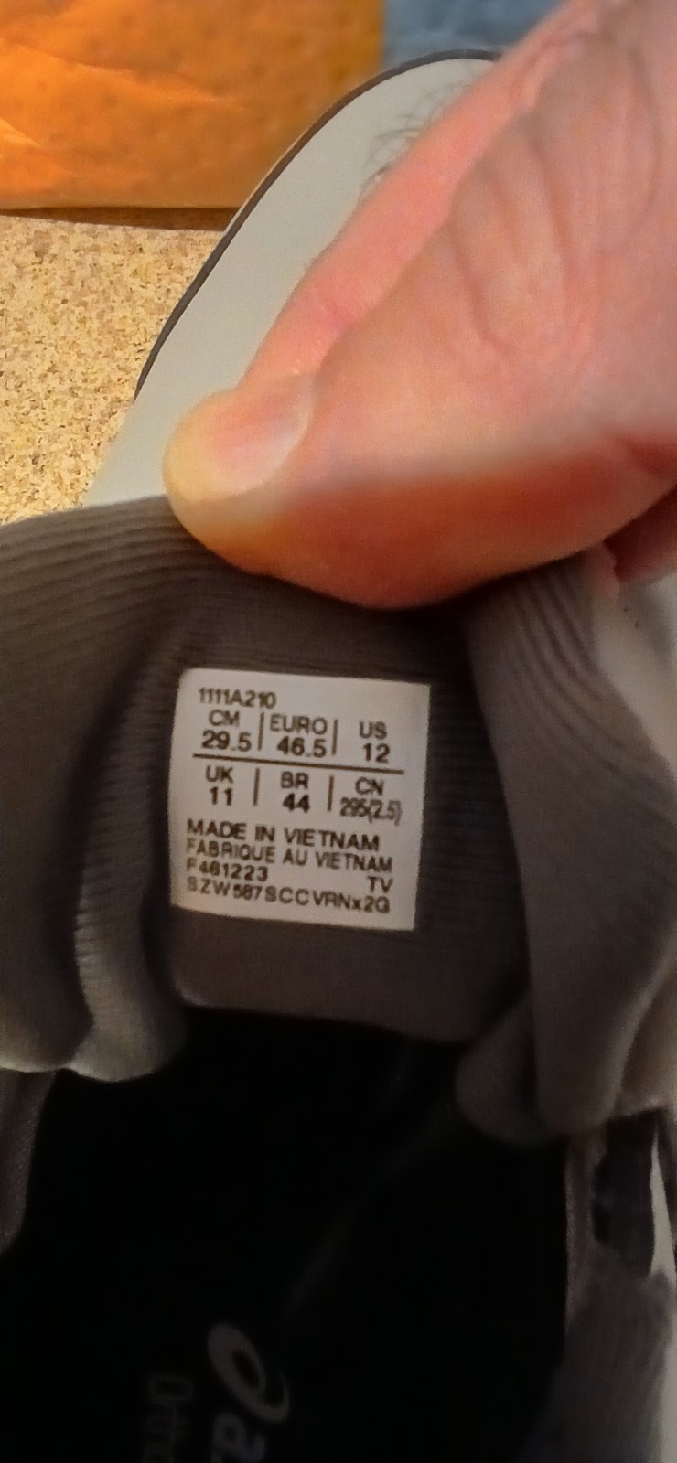 ASICS Gel Dedicate Ortholite Men's Athletic Sneakers Gray Blue Low Top thumbnail 9