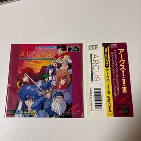 Mega CD ARCUS 123 ARCUS IIIIII Mega DrIVe Japan 2g