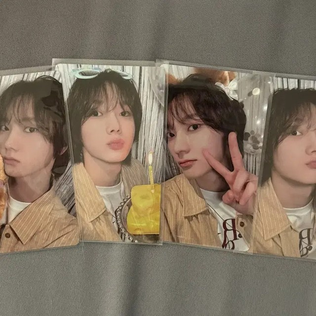 Glen Hall Birthday Photo Card SHINee Support Card Unused