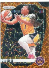 2024 Panini Prizm WNBA ZIA COOKE #46 ORANGE VELOCITY PRIZM SPARKS