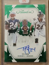 2024 Panini Flawless Career Progressions GREEN Autograph TY LAW 1/5 CP-TLW