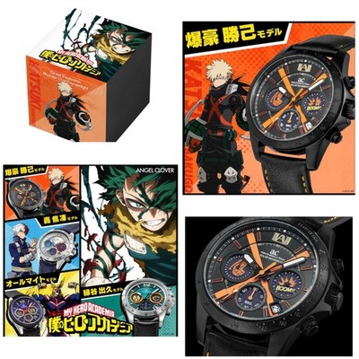 My Hero Academia'' x ''ANGEL CLOVER'' collaboration watch Katsuki Bakugo model
