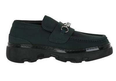 NiB, Burberry Authentic Creeper Clamp Loafers/ Wedge Shoes, Suede, Sz 38.5/ 9