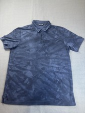 Travis Mathew Capsize Golf Shirt Polo Mens XXL 2XL Insignia Blue Camo Tie Dye
