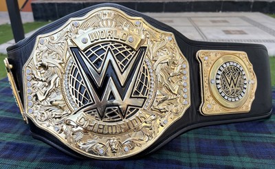 Neu World Heavyweight Championship Gürtel Erwachsenengröße Replik 6 mm Druckguss Wrestling