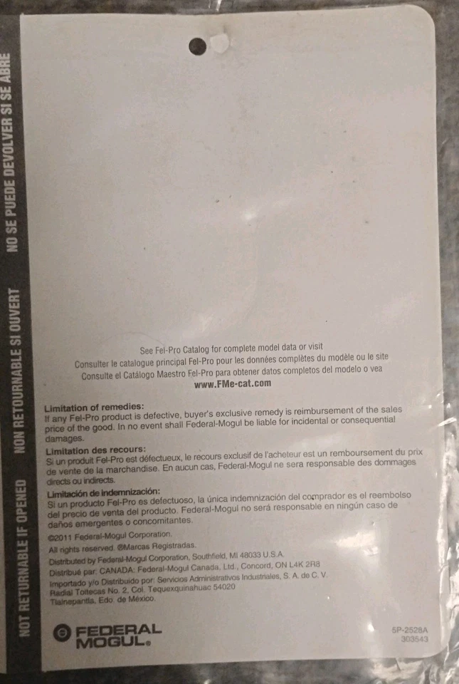 Junta bomba agua jeep grand cherokee 99/04 Foto 3 de 3