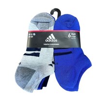adidas Kids Socks No 6 Pair Socks Size 2Y-5Y No Show NEW