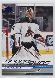 2024-25 Upper Deck Series 1 Young Guns Deluxe /250 Matt Villalta #217 Rookie RC