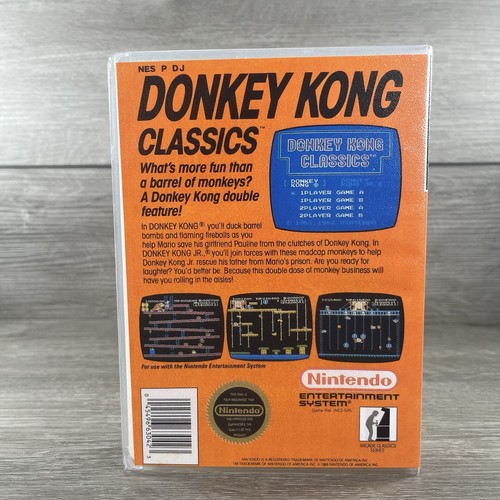 Nintendo NES Donkey Kong Classics (1988) Spiel Cartridge - Bild 5 von 5