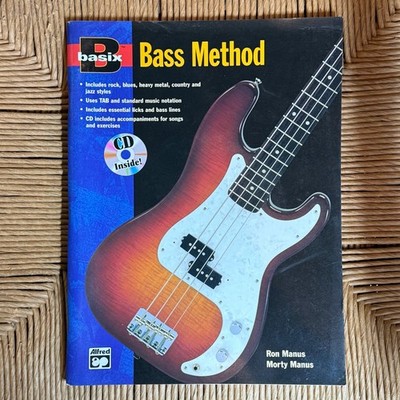 Basix Bass Method Ron Manus Morty Manus 1996 Book CD Alfred Publishing