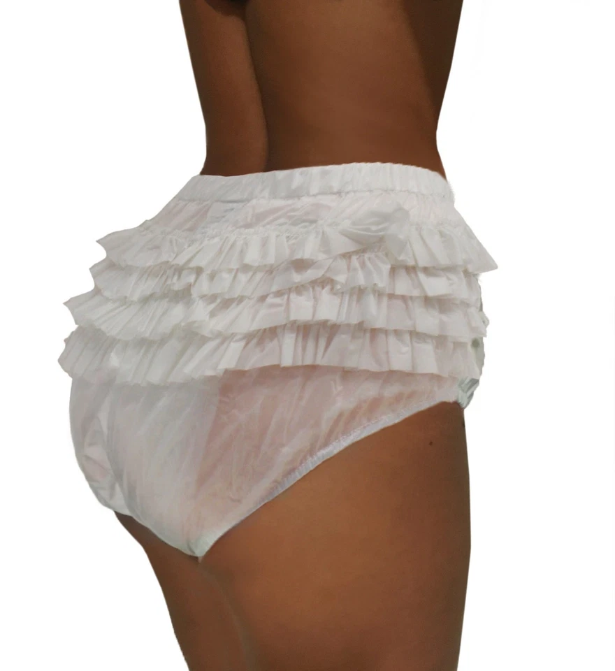 super soft PVC Rüschen 4302R Windelhose Rüschenhose Gummihose Schlüpfer ABDL - Bild 2 von 2