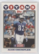 2008 Topps Kickoff Kickoff Edition 1308/1349 Alge Crumpler #90 y0i
