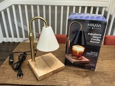 Mikasa Home Accents Adjustable Height Candle Warmer Black Electric