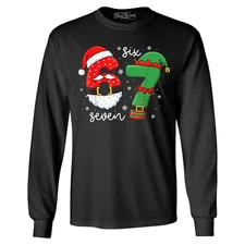67 Six Seven Brainrot Sixtyseven Long Sleeve Funny 6 7 Christmas Shirt