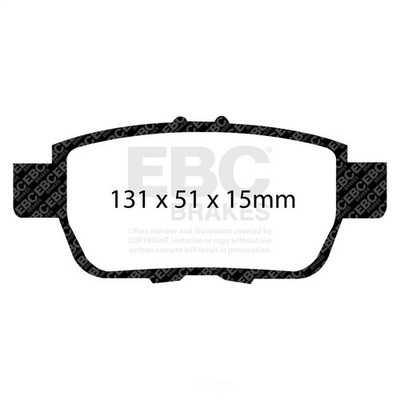 Disc Brake Pad Set-Yellowstuff Street And Track Brake Pads EBC Brake DP41754R