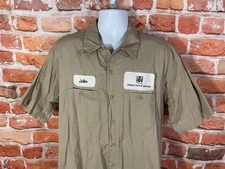 vintage UPS work shirt sz 2XL Red Kap button up grunge