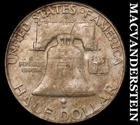 1960-D Silver Franklin Half Dollar - Choice Gem BU++++  End Roll Toned  #i1666