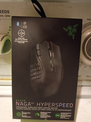 Razer Naga V2 HyperSpeed Wireless Gaming Mouse/Open Box -  Slightly Used 