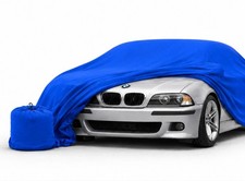 Ganzgarage Indoor Stretch Cover Carcover f�r BMW 1er F21 blau