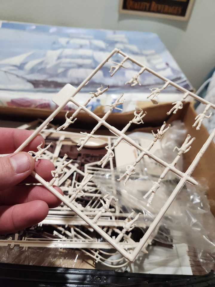 REVELL CUTTY SARK SAILS SHIP LARGE PLASTIC MODEL KIT 1974 H-399 1:96 ...