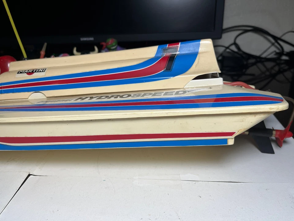 Rara barca vintage Graupner Hydrospeed Rc.- MOTOSCAFO RADIOCOMANDATO - Immagine 3 di 4