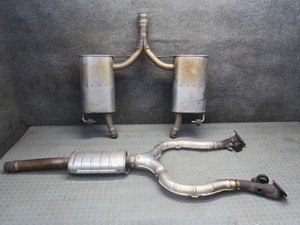 98-00 LEXUS UCF20L LS400 EXHAUST INTERMEDIATE PIPE W CENTER DUAL PIPE SET OEM