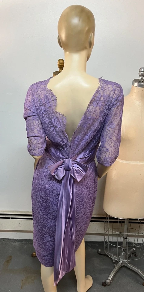 Lote de 9 vestidos busto 34-38 vintage años 50 1960 algodón lino terciopelo rayón Foto 3 de 4