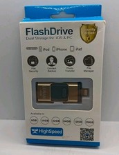 Lunani 256GB USB Flash Drive for iPhone 3.0 External Storage Gold