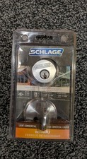 Schlage Satin Chrome Single Cylinder Deadbolt B60CS V 626 Free Shipping