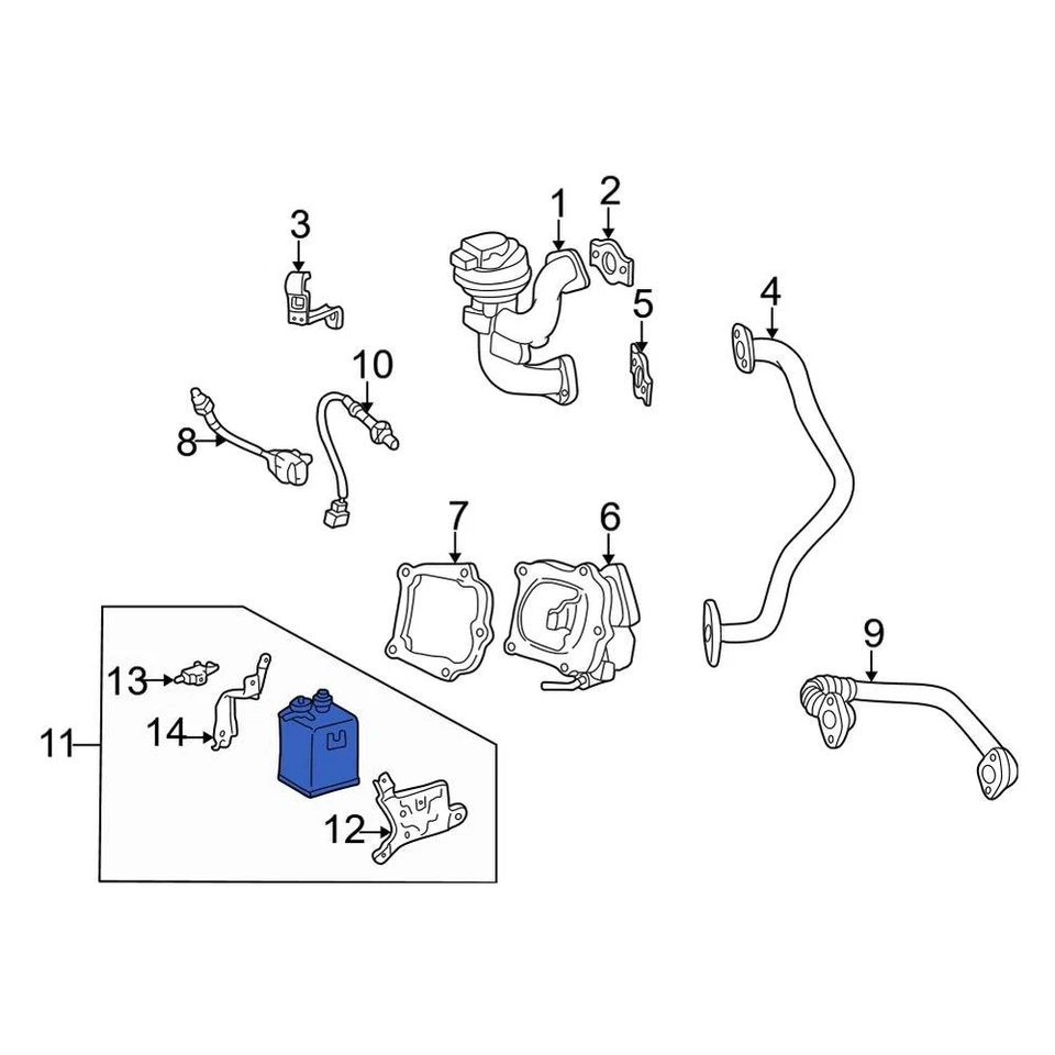 For Toyota Camry 2000-2001 Toyota 7774006170 Vapor Canister Foto 4 de 4