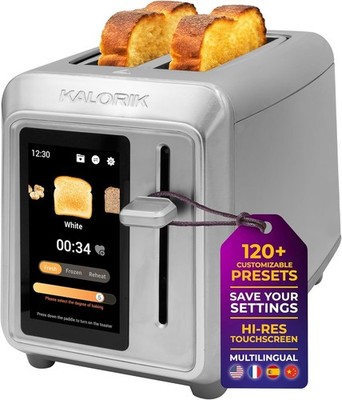 Toaster VIVID TOUCH Series 2-Slice with Large High-Resolution Touchscreen and Cu